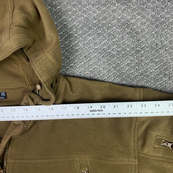 Condor Sierra Hooded Fleece Jacket Men's 3XL Coyote Brown Tan Tactical Utility - Picture 13 of 15